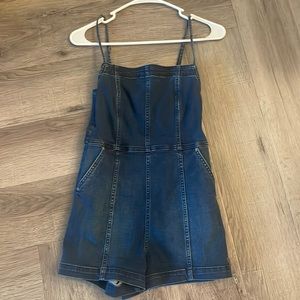 Denim Romper